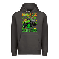 Smoke st patricks shamrock crusher Premium Hoodie - Neo Western