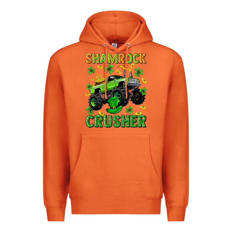 St Patricks Shamrock Crusher Premium Hoodie by Neo Western | Teevron