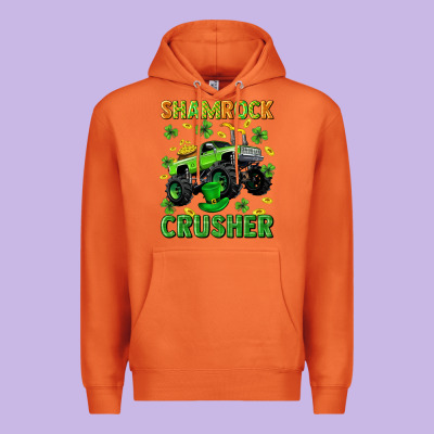 St Patricks Shamrock Crusher Premium Hoodie Designed By Neo Western