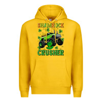 Lemon st patricks shamrock crusher Premium Hoodie - Neo Western