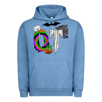 Pigment Pebble Blue ot Urban Hoodie - CowhideDigitalArt