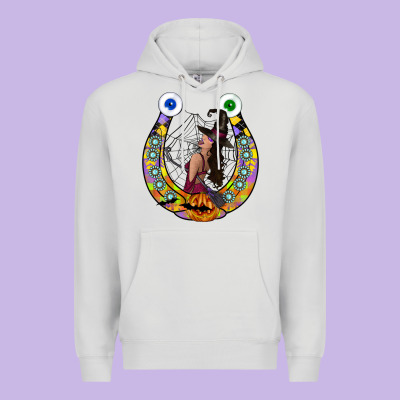 Halloween Horseshoe Premium Hoodie Designed By Cowhidedigitalart
