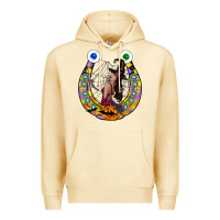 Pina Colada Halloween Horseshoe Premium Hoodie - CowhideDigitalArt