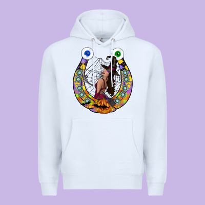 Halloween Horseshoe Premium Hoodie Designed By Cowhidedigitalart