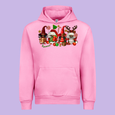 Christmas Afro Gnomies Urban Hoodie Designed By Fadigitalartstudio