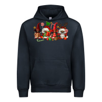 Navy christmas afro gnomies Urban Hoodie - FaDigitalArtStudio