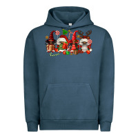 Pigment Midnight Navy christmas afro gnomies Urban Hoodie - FaDigitalArtStudio