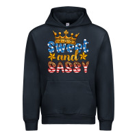 Navy usa sweet and sassy Urban Hoodie - HRA Design Shop