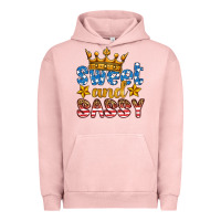 Pigment Salmon usa sweet and sassy Urban Hoodie - HRA Design Shop