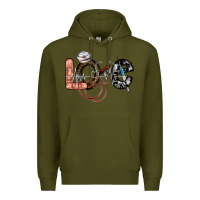 Army Green love nurse Premium Hoodie - SublimationCraftShop