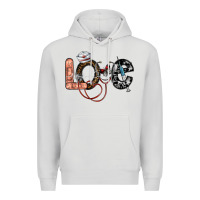 Dove Grey love nurse Premium Hoodie - SublimationCraftShop