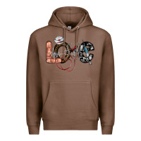 Chestnut love nurse Premium Hoodie - SublimationCraftShop