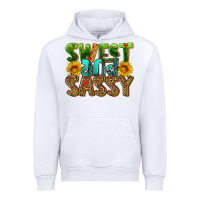 White sweet and sassy Urban Hoodie - HRA Design Shop