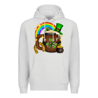 Dove Grey st. patricks day barrel beer Premium Hoodie - Neo Western