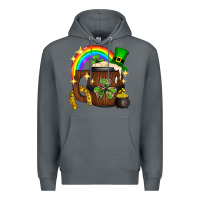 Rock st. patricks day barrel beer Premium Hoodie - Neo Western