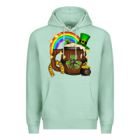 Seafoam st. patricks day barrel beer Premium Hoodie - Neo Western
