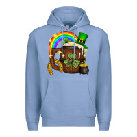 Colony Blue st. patricks day barrel beer Premium Hoodie - Neo Western