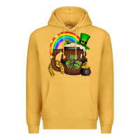 Mustard st. patricks day barrel beer Premium Hoodie - Neo Western