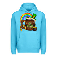 Ocean Blue st. patricks day barrel beer Premium Hoodie - Neo Western