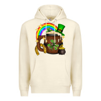 Sandshell st. patricks day barrel beer Premium Hoodie - Neo Western