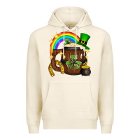 Tofu st. patricks day barrel beer Premium Hoodie - Neo Western
