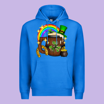 St. Patricks Day Barrel Beer Premium Hoodie Designed By Neo Western