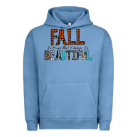 Pigment Pebble Blue Fall Is Proof That Change Is Beautiful Urban Hoodie - CowhideDigitalArt