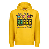 Lemon battery life of a teacher monday friday Premium Hoodie - CowhideDigitalArt
