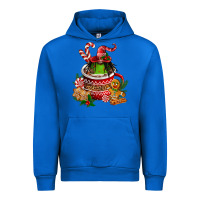 Cobalt christmas coffee afro gnome Urban Hoodie - FaDigitalArtStudio