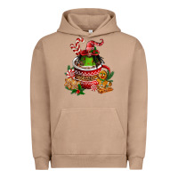 Pigment Burro christmas coffee afro gnome Urban Hoodie - FaDigitalArtStudio