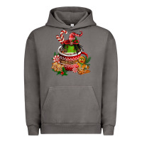 Pigment Tornado christmas coffee afro gnome Urban Hoodie - FaDigitalArtStudio