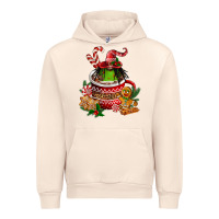 Sandshell christmas coffee afro gnome Urban Hoodie - FaDigitalArtStudio