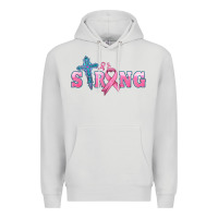 Dove Grey strong with cross ribbon Premium Hoodie - HRA Design Shop