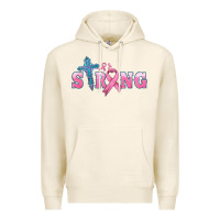 Tofu strong with cross ribbon Premium Hoodie - HRA Design Shop
