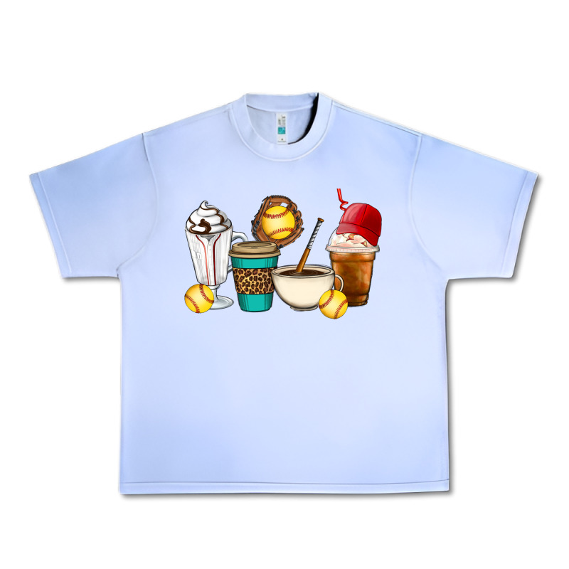 Softball Coffee Cups Urban Heavy Tee by Artiststas | Teevron