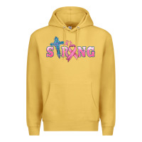 Antique Gold strong with cross ribbon Premium Hoodie - HRA Design Shop