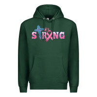 Sports Green strong with cross ribbon Premium Hoodie - HRA Design Shop