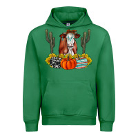 Emerald Fall Cow Urban Hoodie - CowhideDigitalArt