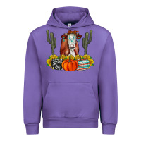 Tulip Fall Cow Urban Hoodie - CowhideDigitalArt