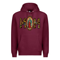 Burgundy mom Premium Hoodie - SublimationCraftShop