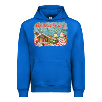 Cobalt christmas break and tree cakes Urban Hoodie - FaDigitalArtStudio