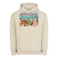 Pigment French Oak christmas break and tree cakes Urban Hoodie - FaDigitalArtStudio