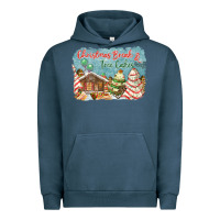 Pigment Midnight Navy christmas break and tree cakes Urban Hoodie - FaDigitalArtStudio