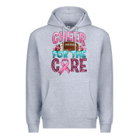 Heather Grey cheer for the core Premium Hoodie - HRA Design Shop