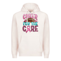 Pale Pink cheer for the core Premium Hoodie - HRA Design Shop