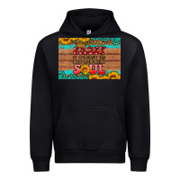 Black sassy little soul  skinny metal can holder Urban Hoodie - HRA Design Shop