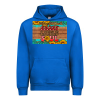 Cobalt sassy little soul  skinny metal can holder Urban Hoodie - HRA Design Shop