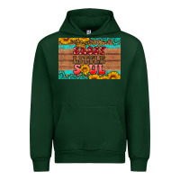 Forest Green sassy little soul  skinny metal can holder Urban Hoodie - HRA Design Shop