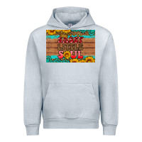 Heather Grey sassy little soul  skinny metal can holder Urban Hoodie - HRA Design Shop
