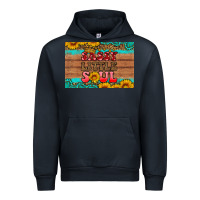 Navy sassy little soul  skinny metal can holder Urban Hoodie - HRA Design Shop